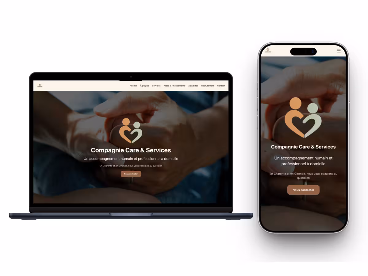 Aperçu du projet Compagnie Care & Services